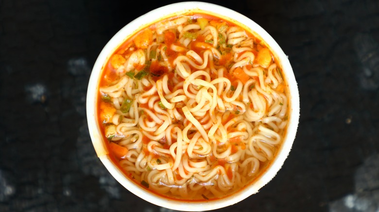 cup of ramen noodles