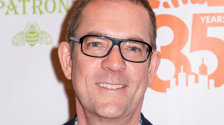 Ted Allen wearing glasses