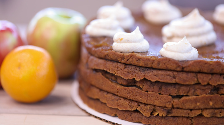 Ginger apple stack cake