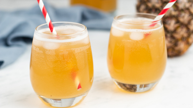 two glasses of tepache