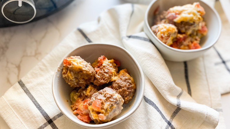 Tex-Mex slow cooker meatballs