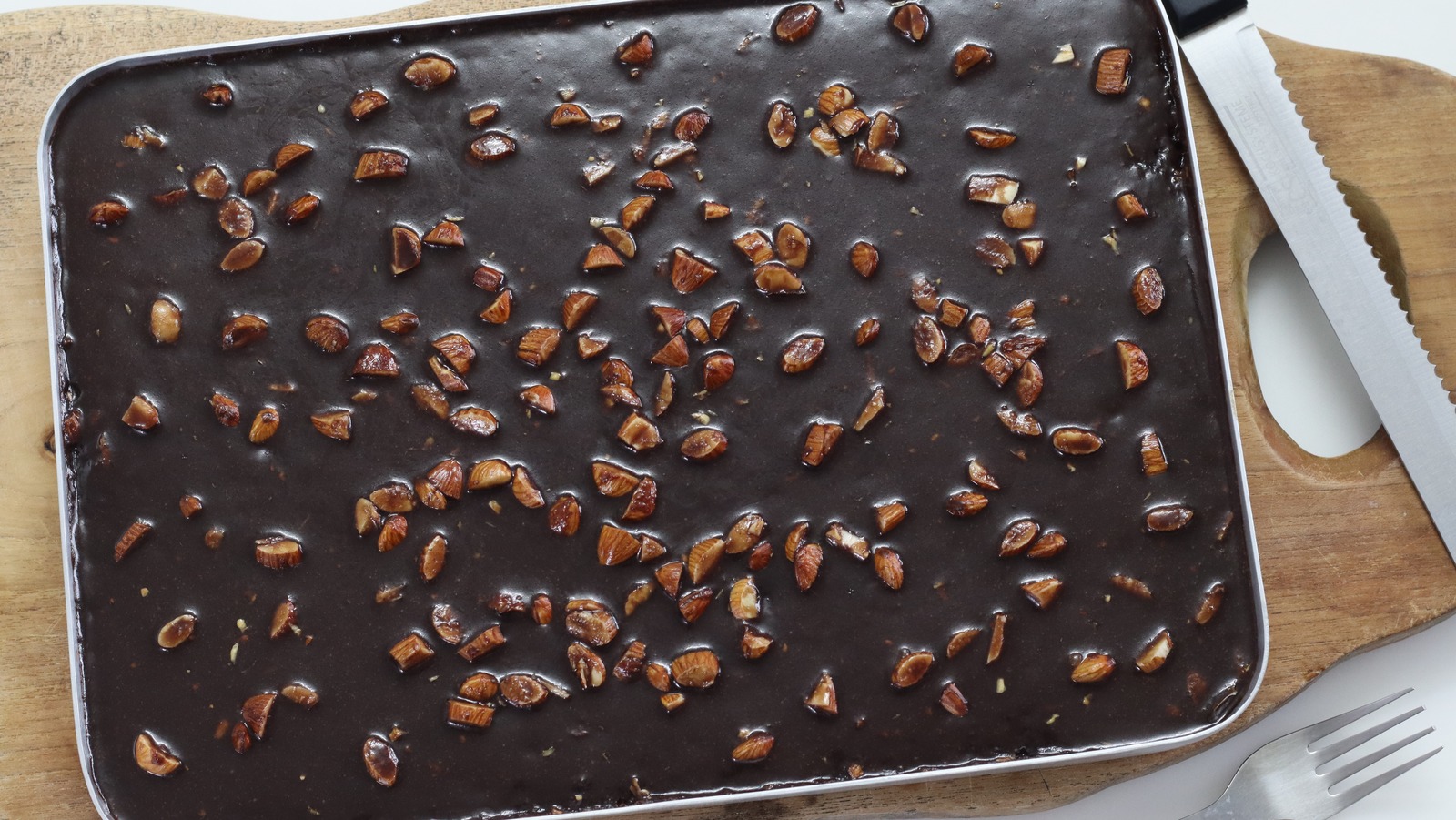 White Texas Sheet Cake