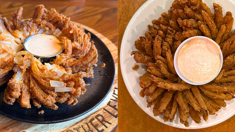 Outback Steakhouse's Bloomin' Onion and Texas Roadhouse's Cactus Blossom