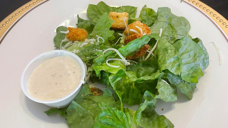 caesar salad on plate