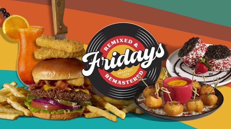 Ad for TGI Fridays Remixed and Remastered menu