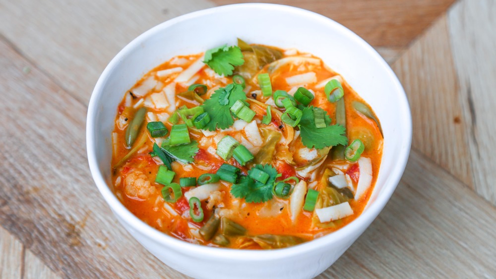 Thai curry soup