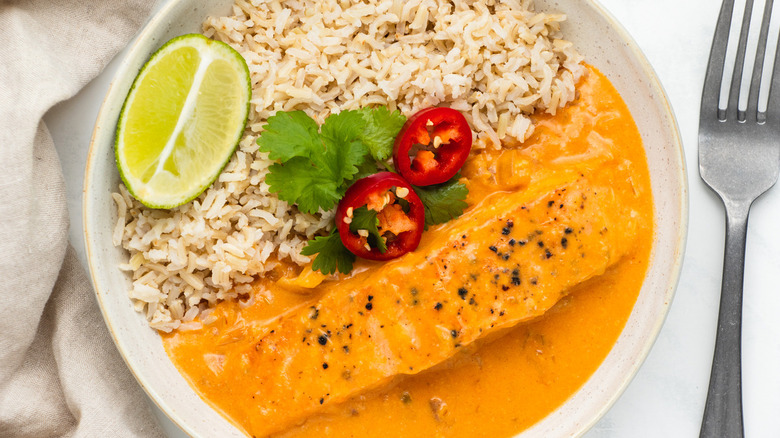 Thai-Inspired Salmon Curry Recipe