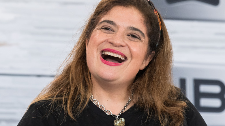 Alex Guarnaschelli smiling on stage