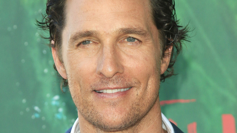 Close up of Matthew McConaughey