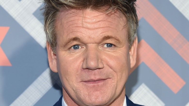 Close-up of Gordon Ramsay's face