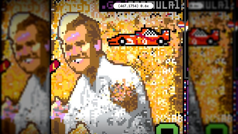 Nico Rosberg pixelated meme