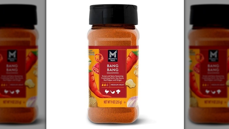 Spice jar of Member's Mark Bang Bang Seasoning
