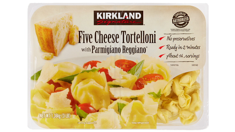 package of Kirkland tortelloni