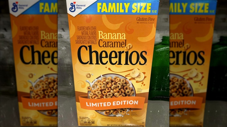 Box of banana caramel Cheerios
