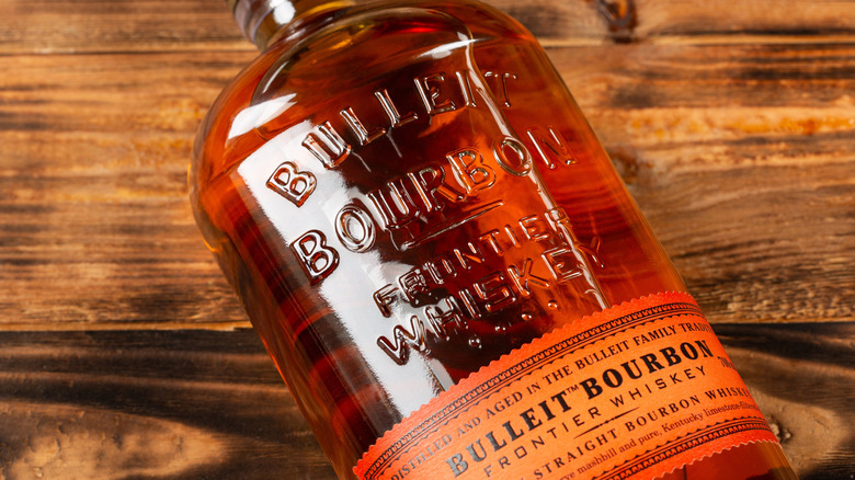 Bottle of Bulleit Bourbon