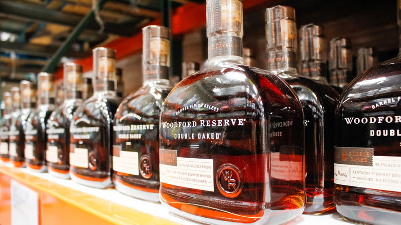 Wood Reserve bottles on a shelf
