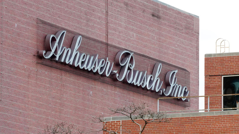 Anheuser Busch corporate sign