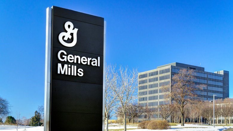 General Mills corporate sign
