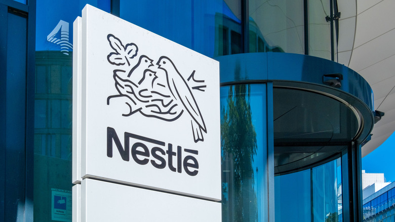 Nestle headquarters building and sign