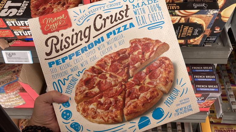 Aldi brand rising crust pizza