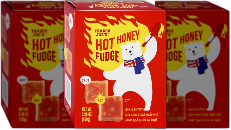 package of hot honey flavored fudge