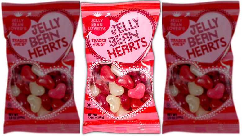 bag of heart shaped jelly beans