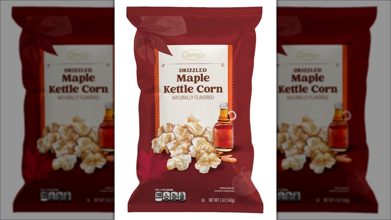 Bag of maple syrup drizzled kettle corn.