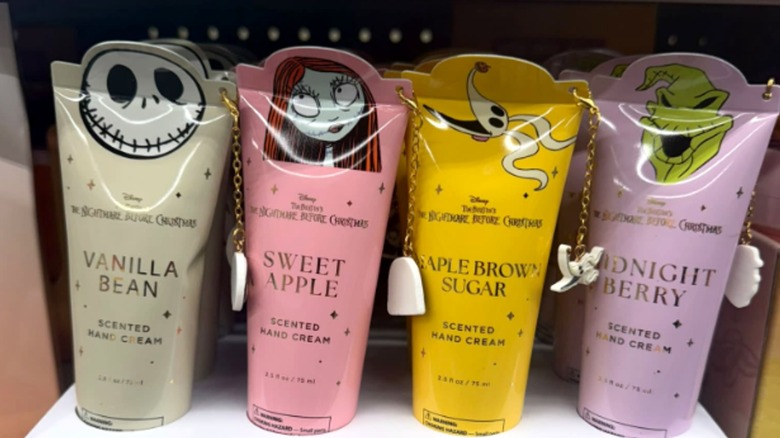Nightmare Before Christmas-themed hand creams