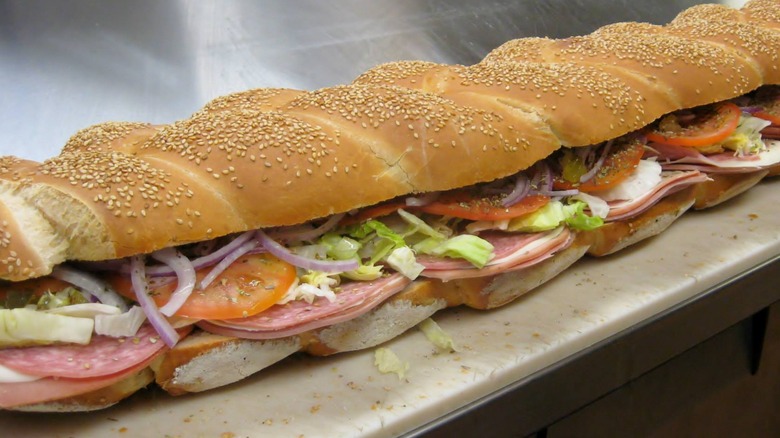 party sub version of Saint Joseph sandwich