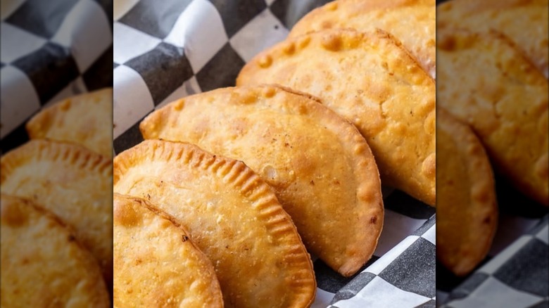 Close up of Costa Rica style empanadas