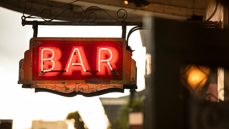 Bar sign in New Orleans