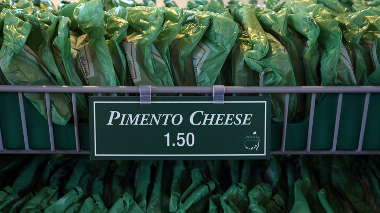 Pimento cheese sandwiches at the masters 