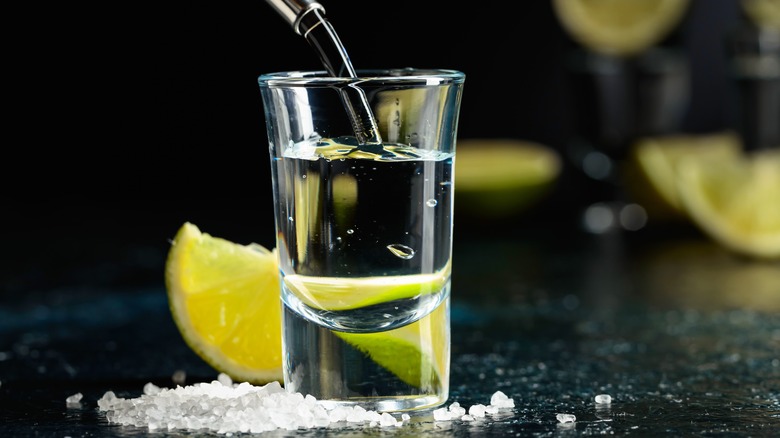 Pouring a shot