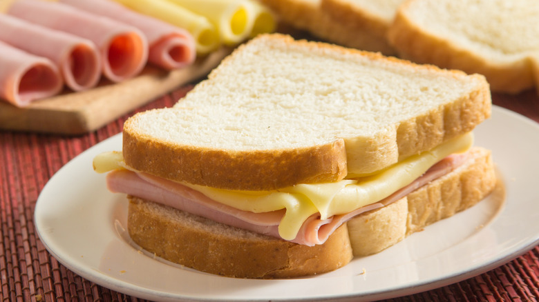 ham and cheese sandwich