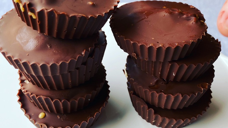 Homemade peanut butter cups