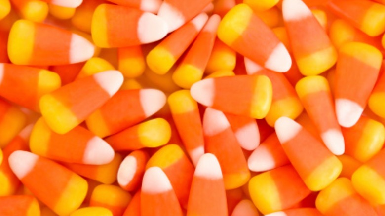 Pile of candy corn