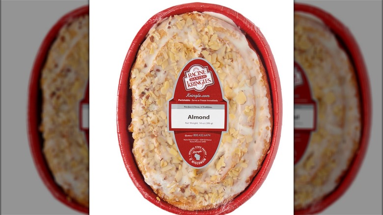 Package of Aldi's Racine Danish almond Kringle