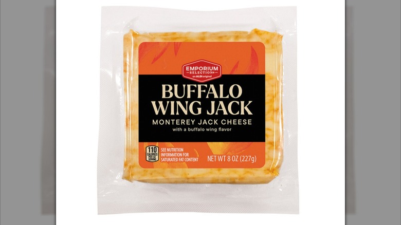 A package of Buffalo Wing Jack cheese