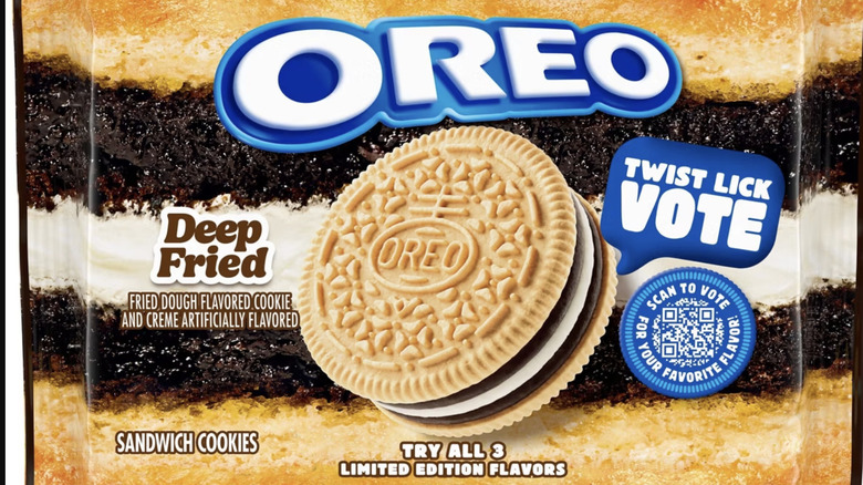 Package of Deep Fried Oreo cookies