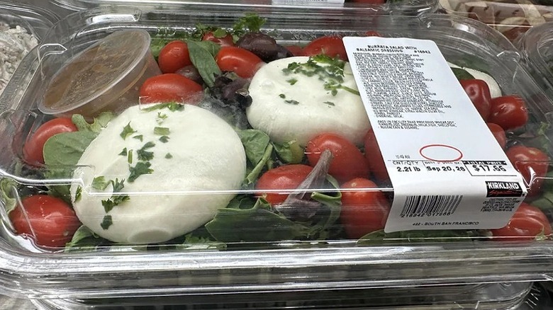 Burrata salad from Costco
