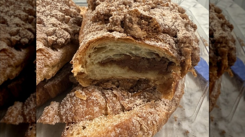 Twice-baked cinnamon croissants from Costco's Kirkland bakery