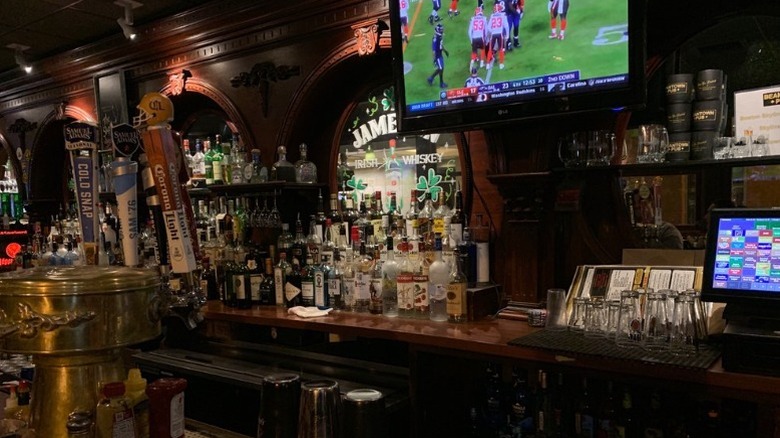The bar at Beantown Pub