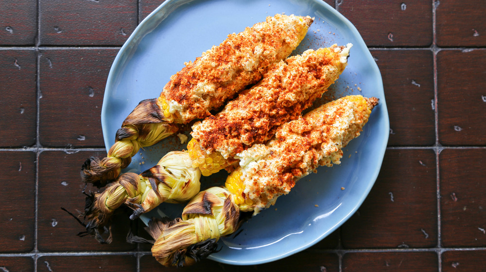 5-ingredient Mexican street corn served