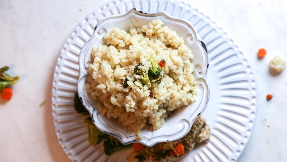 elegant vegan risotto