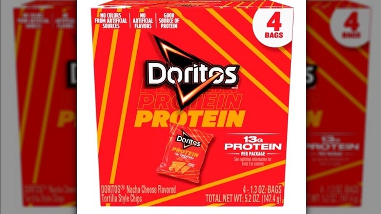 Doritos Protein Nacho Cheese Tortilla Chips