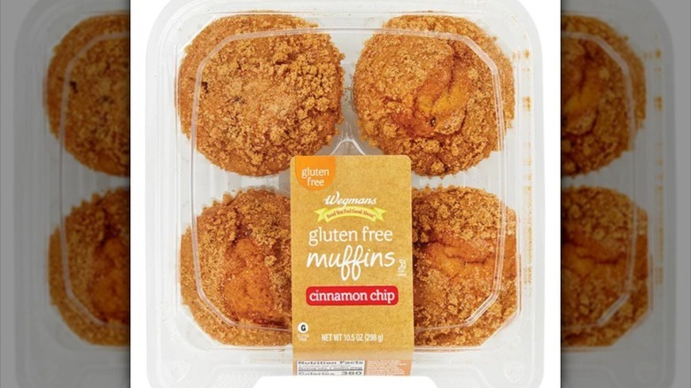 Wegmans Gluten-Free Cinnamon Chip Muffins, 4-Pack