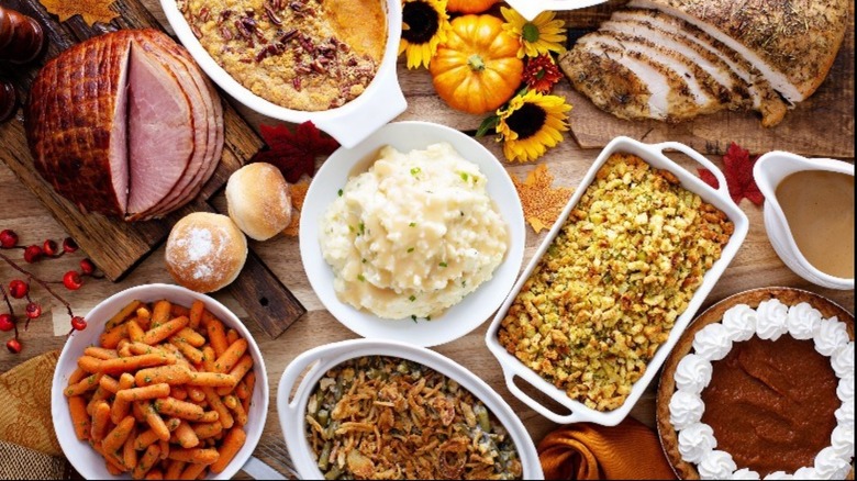 Side dishes with turkey