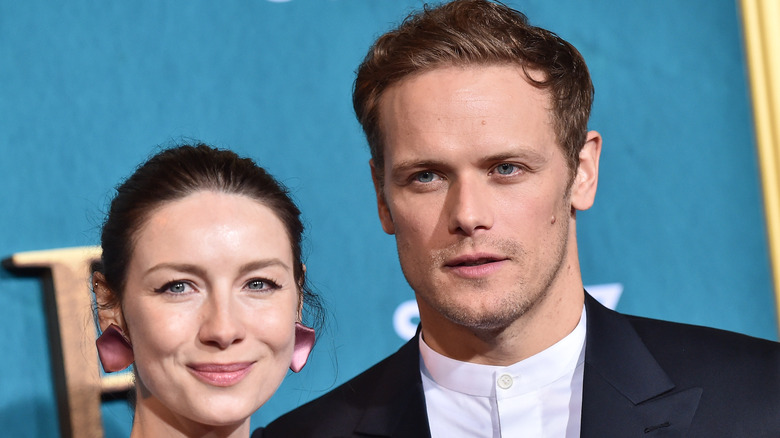 Outlander stars Catriona Balfe and Sam Heughan