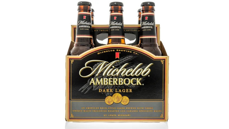 A six-pack of Michelob Amberbock