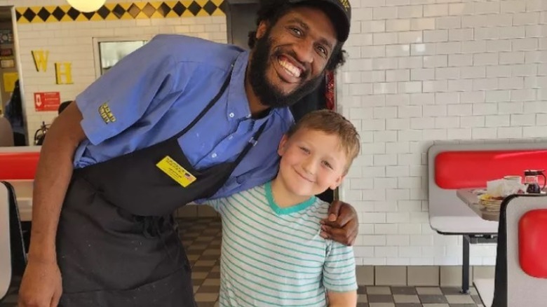 Devonte Gardner poses with Kayzen Hunter
